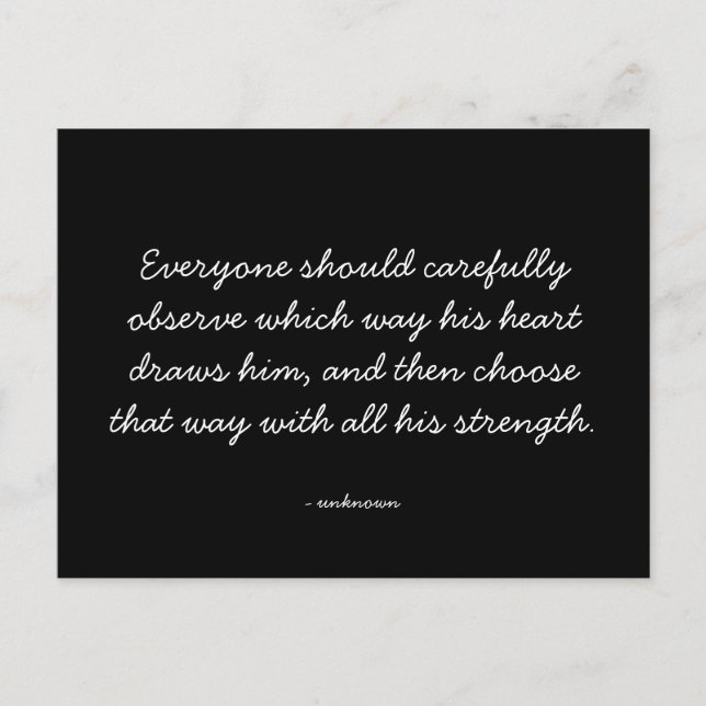 Citattecken - arbete och karriär vykort (Framsida)