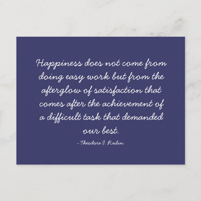 Citattecken - arbete och karriär vykort (Framsida)