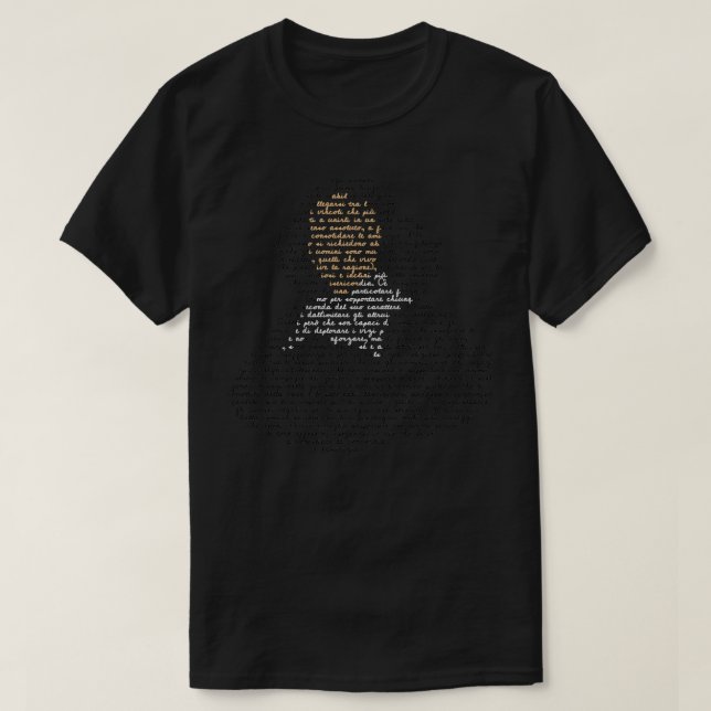 Citazione Spinoza T Shirt (Design framsida)