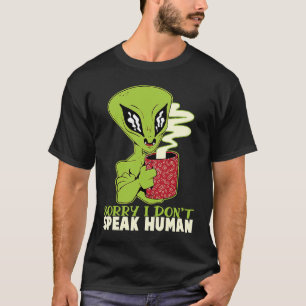 citera Alien science fiction Ufo, tala inte männis T Shirt