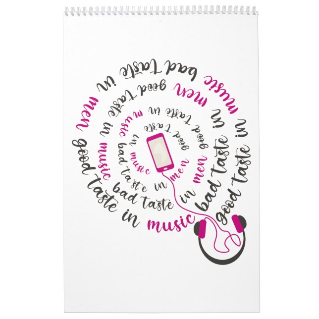 citera Bra smak i dålig musik i manar Kalender (Omslag)