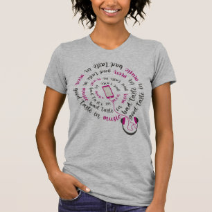 citera Bra smak i dålig musik i manar T Shirt