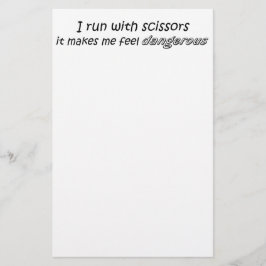 Citerar det stationära noveltyskämtet för roliga brevpapper