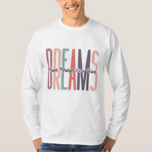 citerar Motivering en palett med inspirerande Färg T Shirt