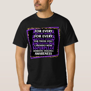 Citerar våld i domesticen t shirt