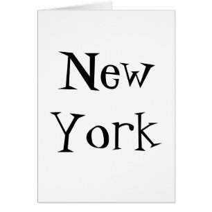 Cites - New York Hälsningskort