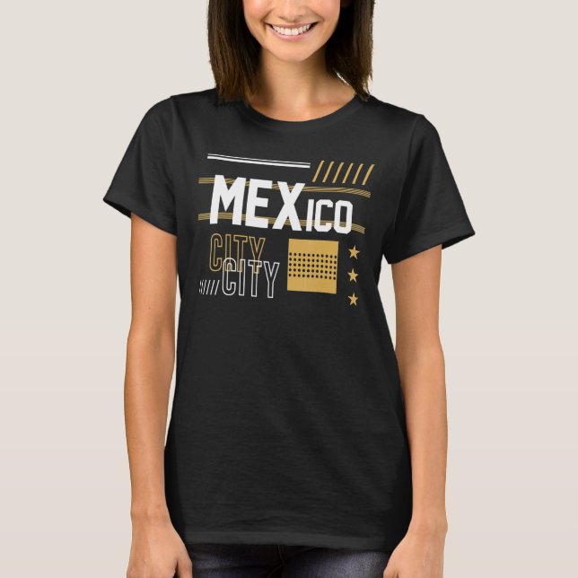 Cities Mexico City T Shirt (Framsida)
