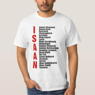 Cities of Isaan, Thailand T Shirt