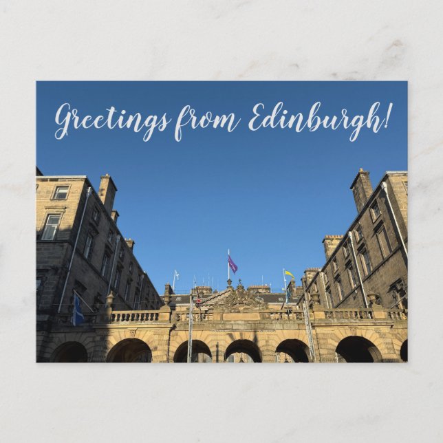 CITINERARIES: Hälsningar från Edinburgh! Vykort (Framsida)