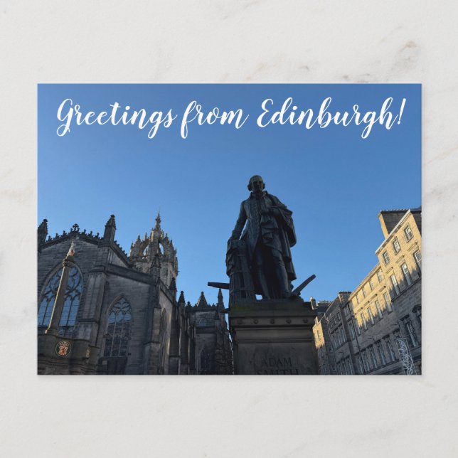 CITINERARIES: Hälsningar från Edinburgh! Vykort (Framsida)