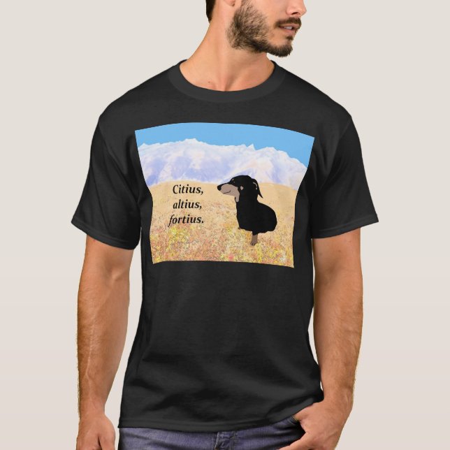 Citius Altius, Fortius. Tee (Framsida)