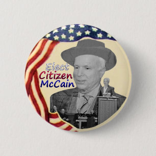 Citizen McCain Button Knapp