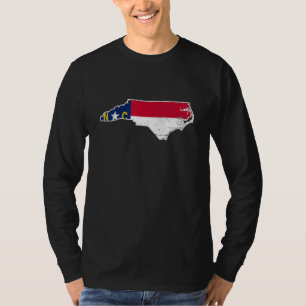 Citizen Proud America State US Distress Karta Nort T Shirt