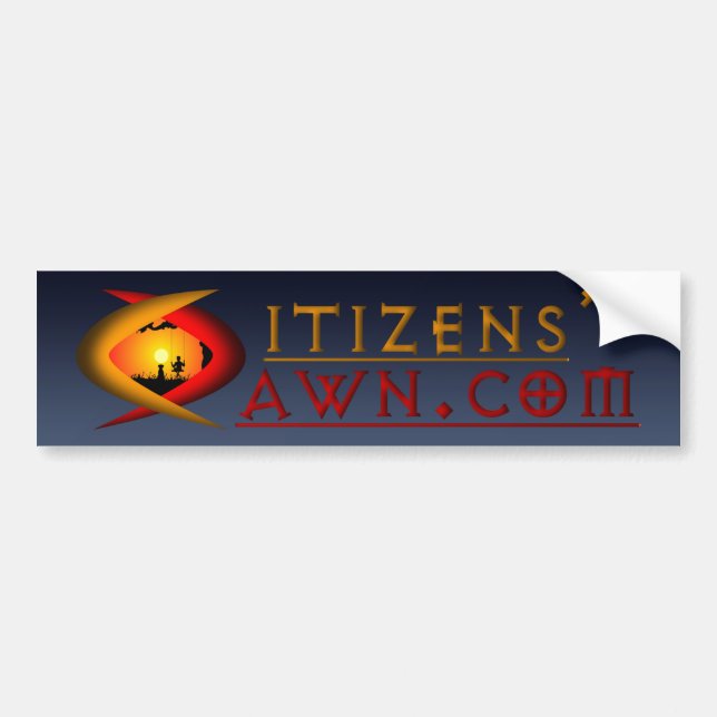 Citizens Dawn Bumper Sticker Bildekal (Framsidan)