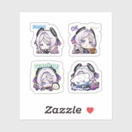 Citlali Genshin Impact 4-pack Stickerark Klistermärken