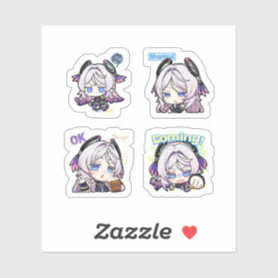 Citlali Genshin Impact 4-pack Stickerark Klistermärken