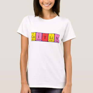 Citlin, periodiskt återkommande skjorta bord namn t-shirt