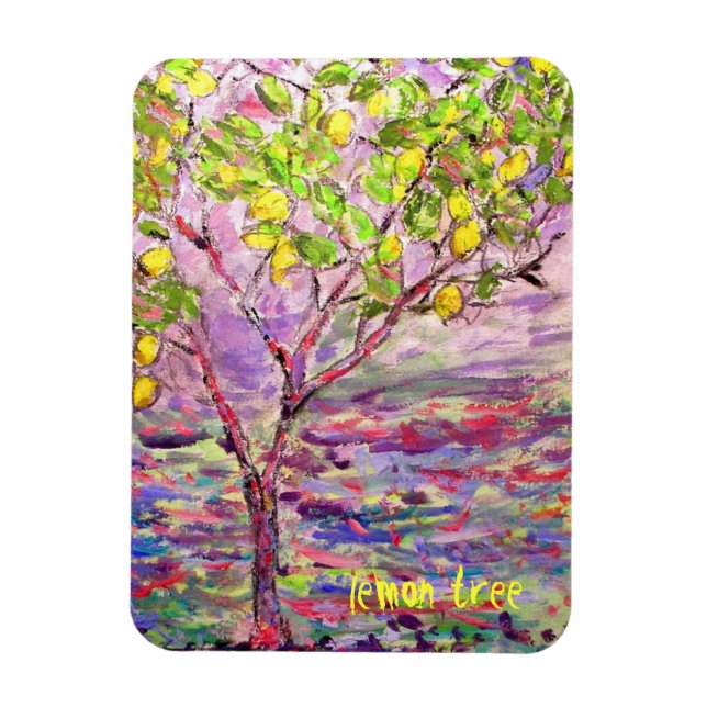 Citon träd art magnet (Vertikal)