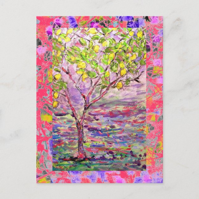 Citon träd dropp vykort (Framsida)