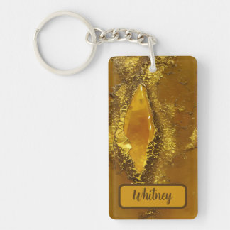 Citrine and Guld Inspired Keychain (02)