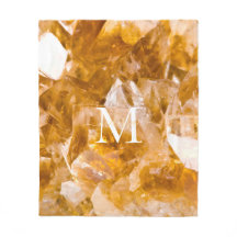 Citrine Birthstone Monogram Personlig Namn