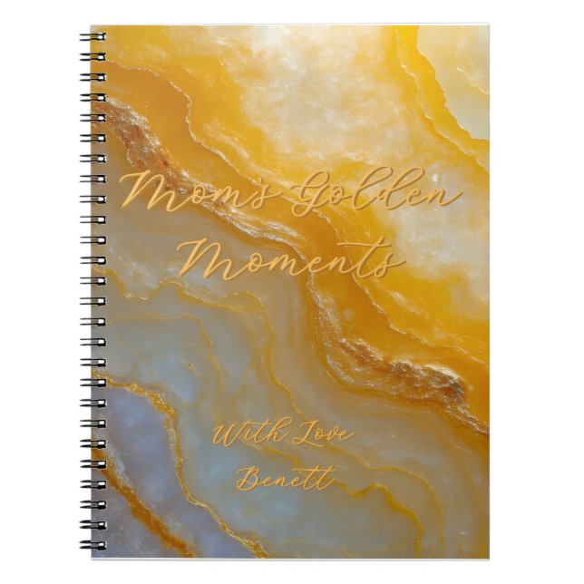 Citrine Energy Notebook-Mor Day Speciell Anteckningsbok (Framsidan)