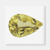 Citrine Gemstone-Gult