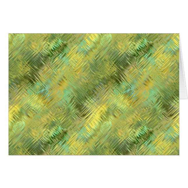 Citrine Gult Glassy Struktur Hälsningskort (Framsidan Horizontal)