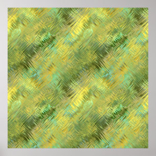 Citrine Gult Glassy Struktur Poster