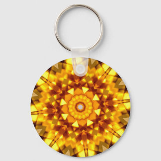 Citrine Kaleidoscope Nyckelring