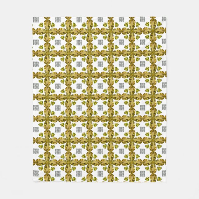 Citrine Klöver Fleecefilt (Framsidan)