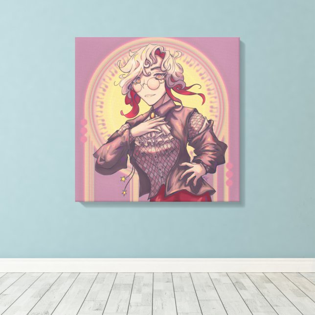 Citrine music anime canvastryck (Insitu (trägolv))