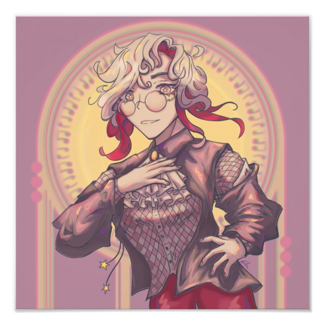 Citrine music anime fototryck (Framsidan)