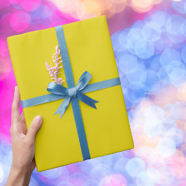 Citrine Solid Färg Presentpapper