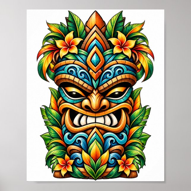 Citrine Vine Tiki-affisch Poster (Framsidan)