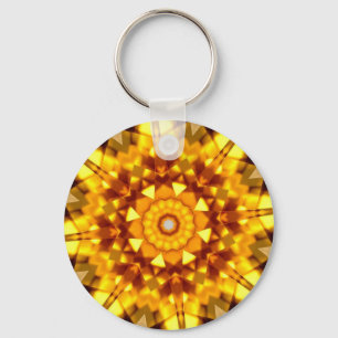 CitrineKaleidoscope Nyckelring