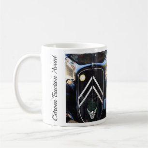 Citroë Traction Avant, vintage Fransk car. Kaffe Kaffemugg