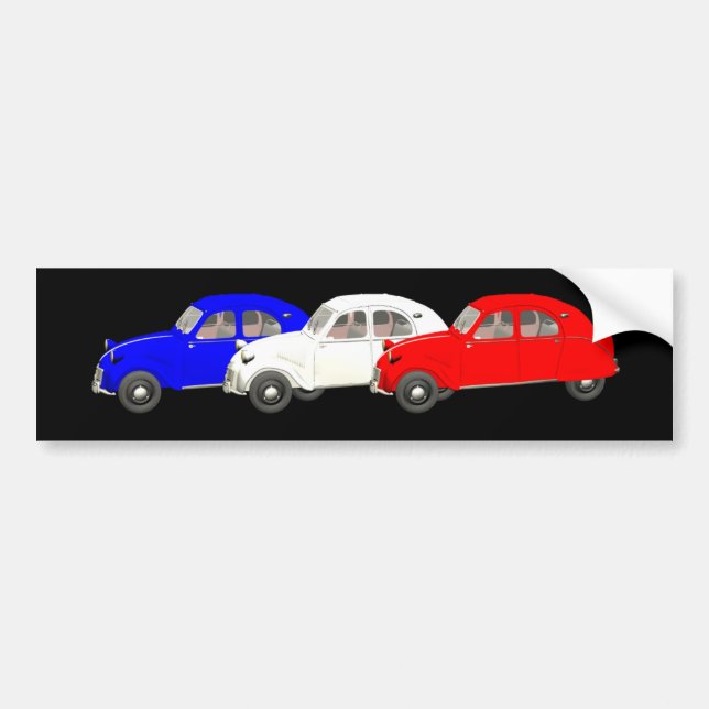Citroën 2 CV Bildekal (Framsidan)