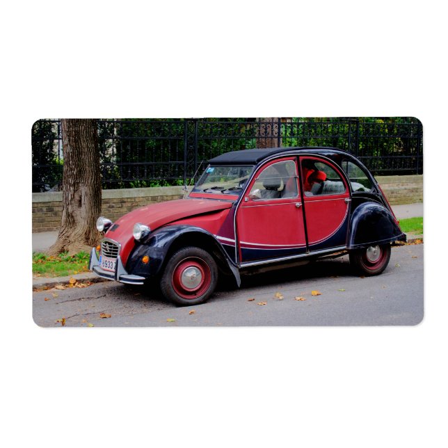 Citroen 2 CV Charleston Fraktsedel (Framsidan)