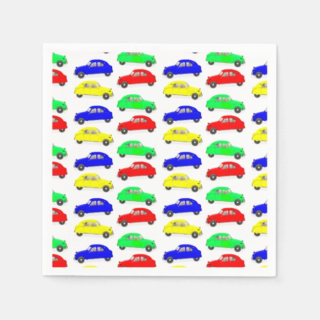 Citroen 2 CV Pappersservett (Framsidan)