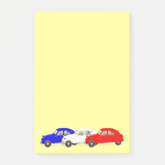 Citroën 2 CV Post-it Block (Framsida)