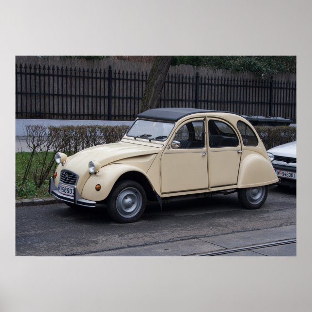 Citroën 2 CV Poster (Framsidan)