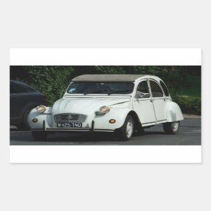 Citroën 2 CV Rektangulärt Klistermärke