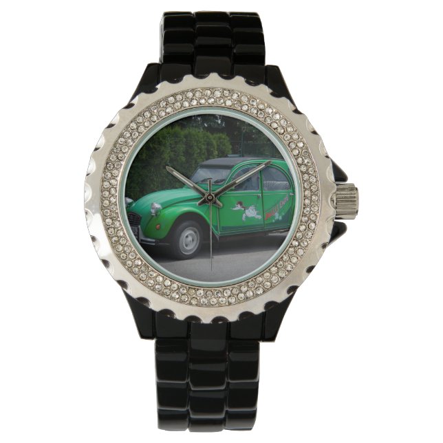 Citroen 2 CV Sauss Ente Armbandsur (Framsida)