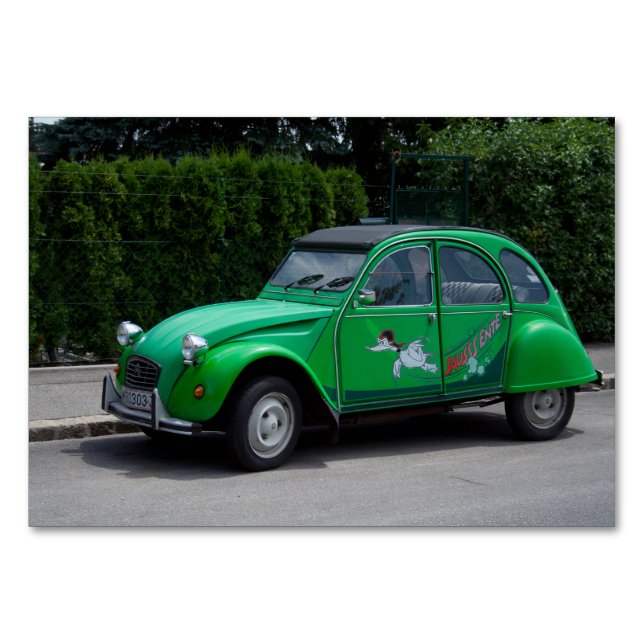 Citroen 2 CV Sauss Ente Bordsnummer (Framsidan)