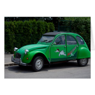 Citroen 2 CV Sauss Ente Hälsningskort
