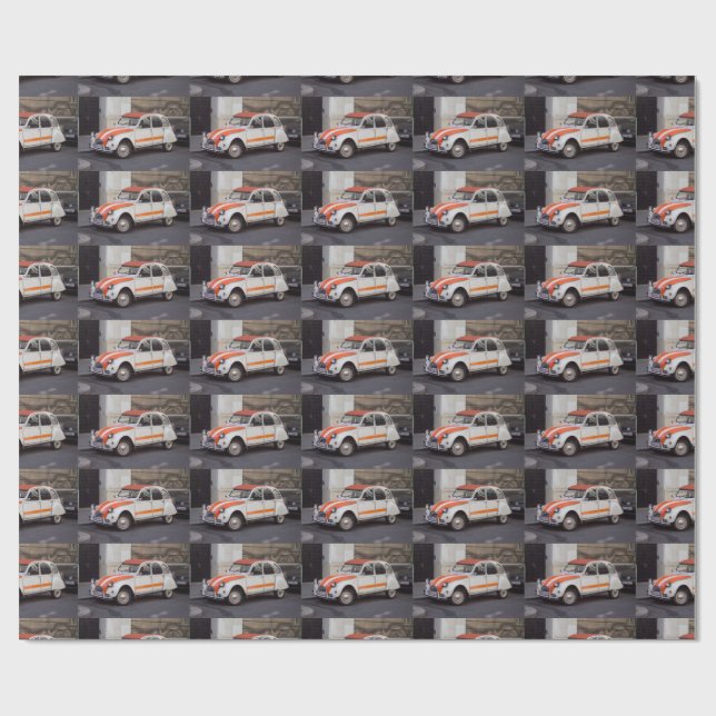 Citroën 2 CV Spot Presentpapper (Platt)