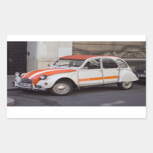 Citroën 2 CV Spot Rektangulärt Klistermärke