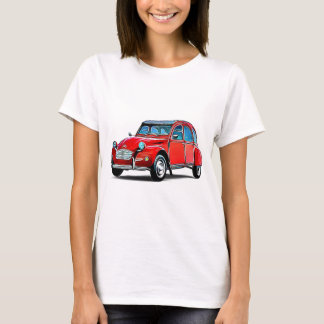 Citroen 2 CV Tecknad T Shirt