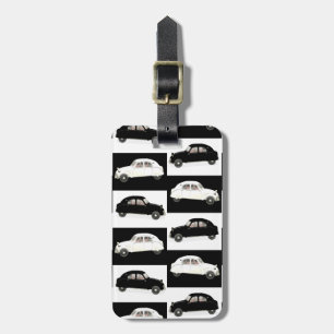 Citroen 2 CV Tiled Mönster Bagagebricka